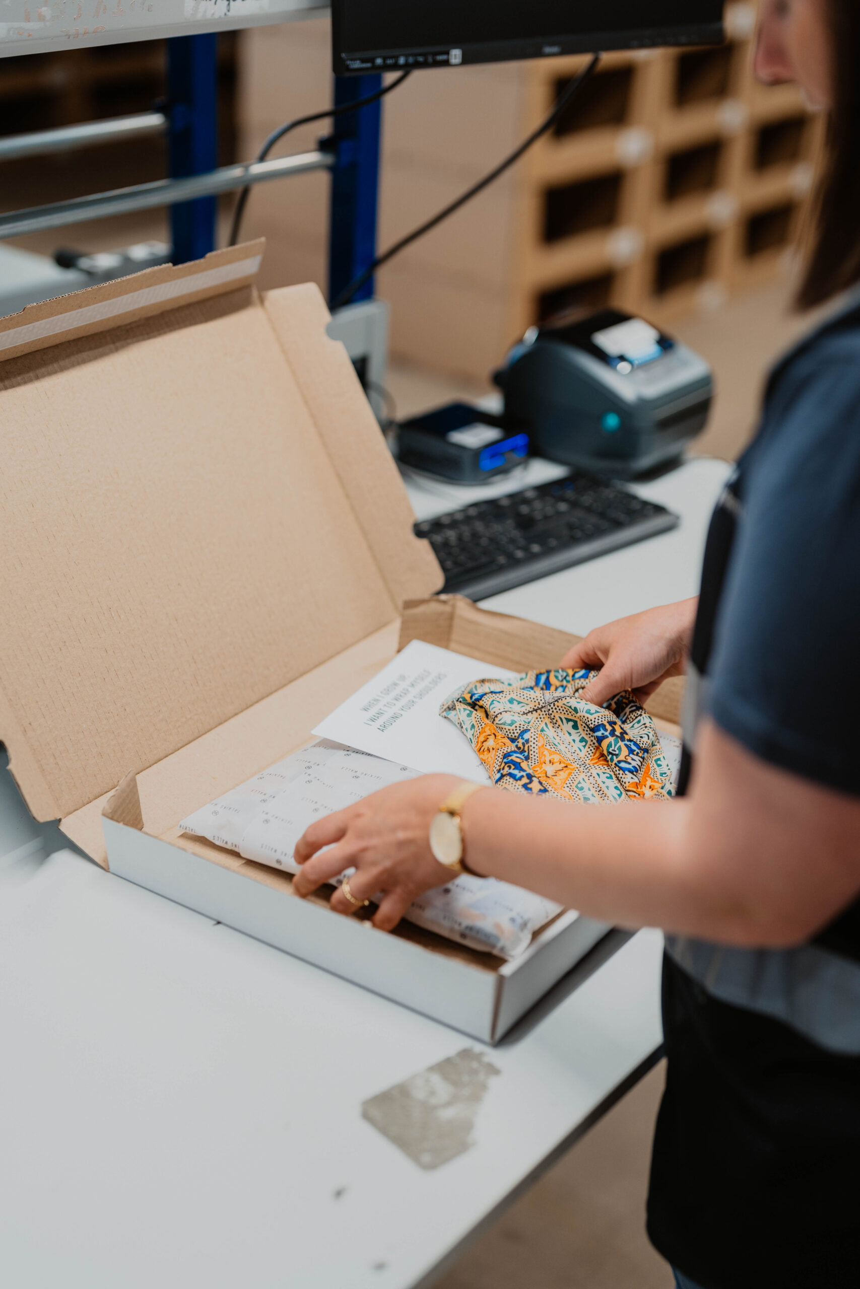 Packing and personalisation - fulfilment